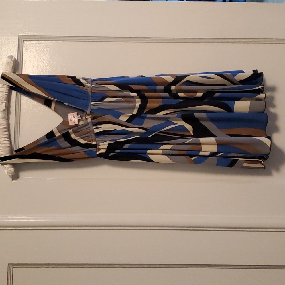 Sexy plunging neckline tunic